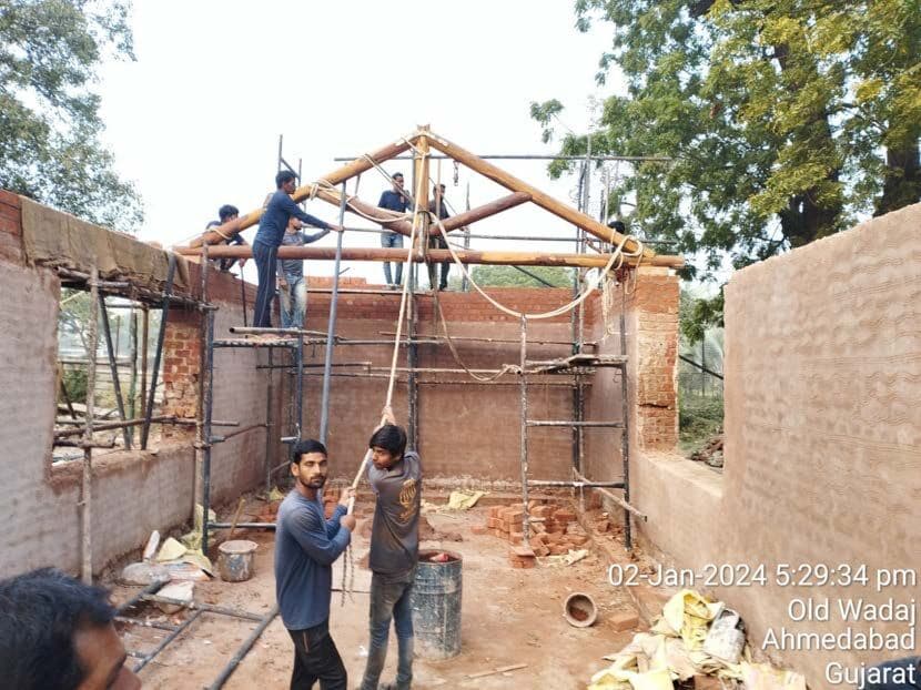 Structural conservation work in progress