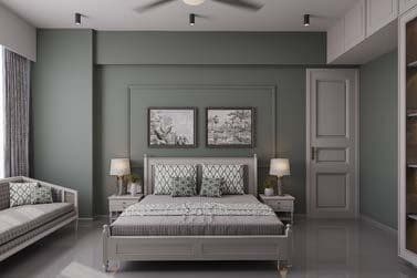 Sampad Woods penthouse bedroom